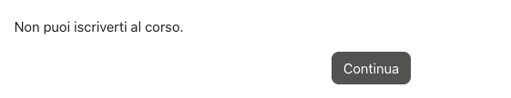 Iscrizione ko
